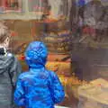 The boys look forlornly at a closed-down model shop, Kelling Camping and the Potty Morris Festival, Sheringham, North Norfolk - 6th July 2019