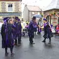 Some very purple Morris dancing occurs, Kelling Camping and the Potty Morris Festival, Sheringham, North Norfolk - 6th July 2019