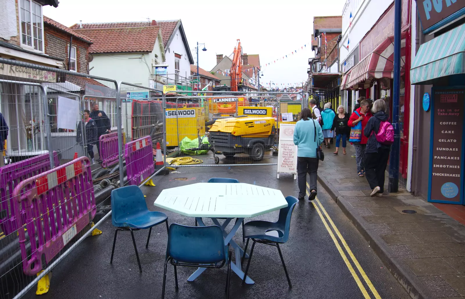 The site of the legendary Sheringham Sink Hole, from Kelling Camping and the Potty Morris Festival, Sheringham, North Norfolk - 6th July 2019