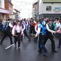 Dancing on Fore Street, Kelling Camping and the Potty Morris Festival, Sheringham, North Norfolk - 6th July 2019