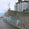 Brutalist concrete wall and a very derelict café, Kelling Camping and the Potty Morris Festival, Sheringham, North Norfolk - 6th July 2019