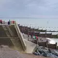 Sheringham's sea defences, Kelling Camping and the Potty Morris Festival, Sheringham, North Norfolk - 6th July 2019