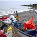 Fishing boats on the beach, Kelling Camping and the Potty Morris Festival, Sheringham, North Norfolk - 6th July 2019