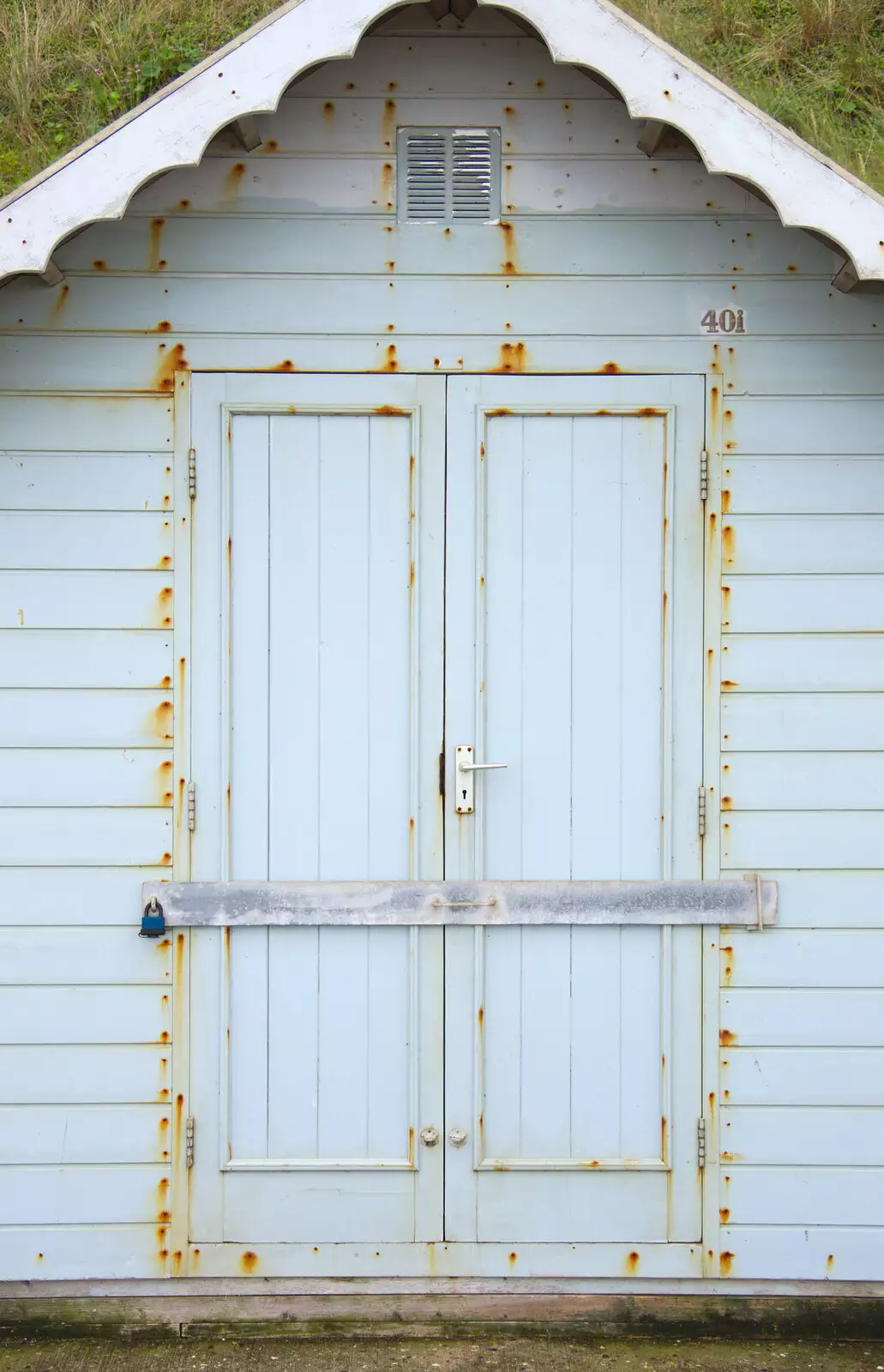 Rusty nails in a beach hut, from Kelling Camping and the Potty Morris Festival, Sheringham, North Norfolk - 6th July 2019