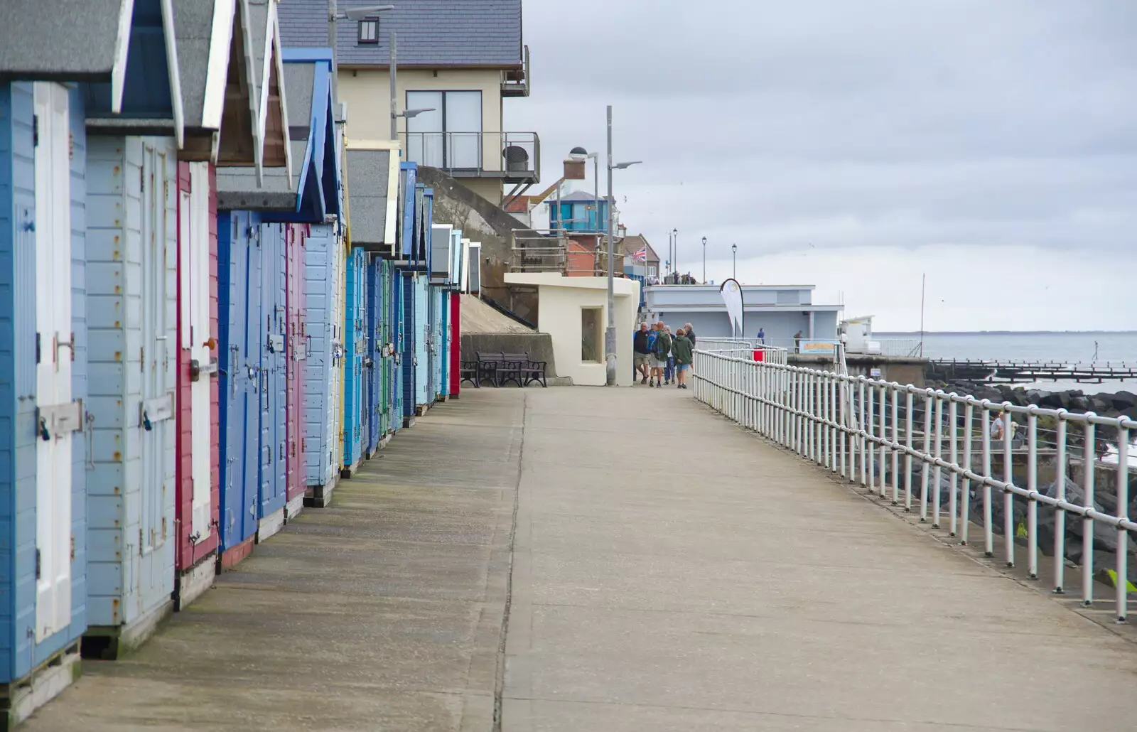 On the promenade at Sheringham, from Kelling Camping and the Potty Morris Festival, Sheringham, North Norfolk - 6th July 2019