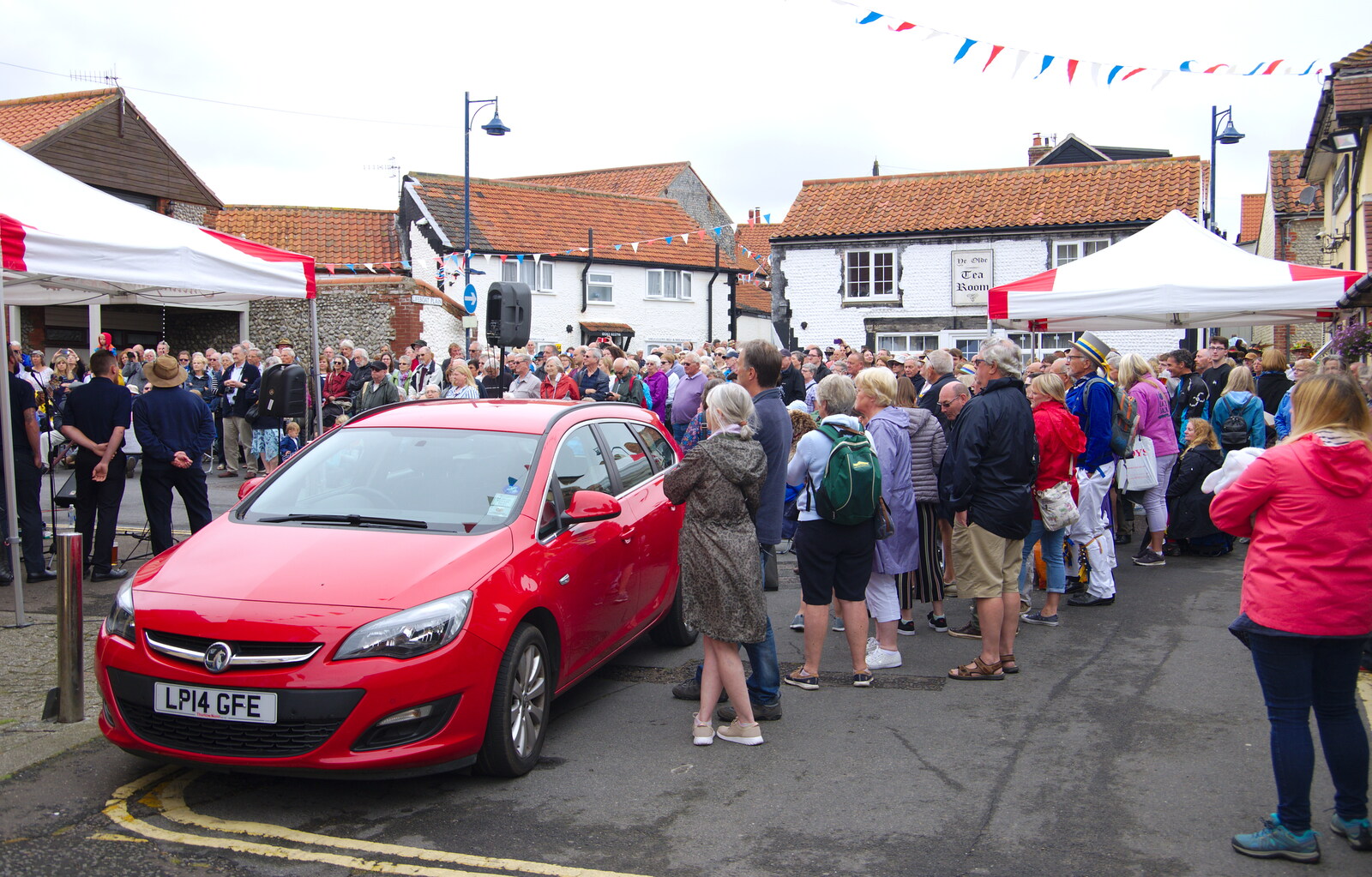 There's a good crowd still watching the singing from Kelling Camping and the Potty Morris Festival, Sheringham, North Norfolk - 6th July 2019