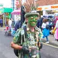 A Morris dancer with shiny gold shades, Kelling Camping and the Potty Morris Festival, Sheringham, North Norfolk - 6th July 2019