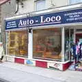 The sad sight of shut-down model shop, Kelling Camping and the Potty Morris Festival, Sheringham, North Norfolk - 6th July 2019