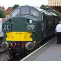 D6732 - the ancient Class 37 Diesel loco, Kelling Camping and the Potty Morris Festival, Sheringham, North Norfolk - 6th July 2019