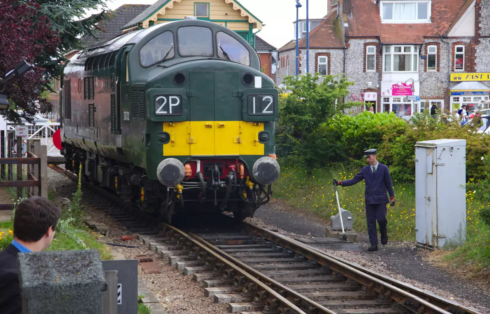 D6732 with 2P12 head code at Sheringham, from Kelling Camping and the Potty Morris Festival, Sheringham, North Norfolk - 6th July 2019