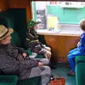 A 'Harry Potter' compartment in an FK Mark 1 coach, Kelling Camping and the Potty Morris Festival, Sheringham, North Norfolk - 6th July 2019