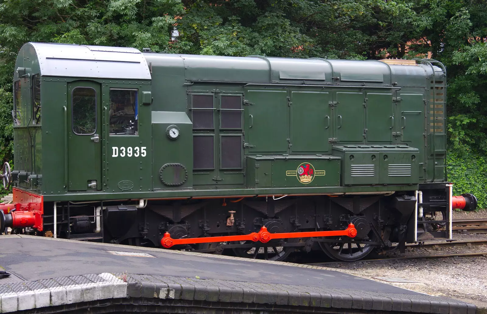 Class 08 shunting engine D3935 , from Kelling Camping and the Potty Morris Festival, Sheringham, North Norfolk - 6th July 2019