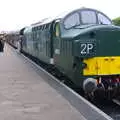 Class 37 D6732 on the platform at Sheringham, Kelling Camping and the Potty Morris Festival, Sheringham, North Norfolk - 6th July 2019