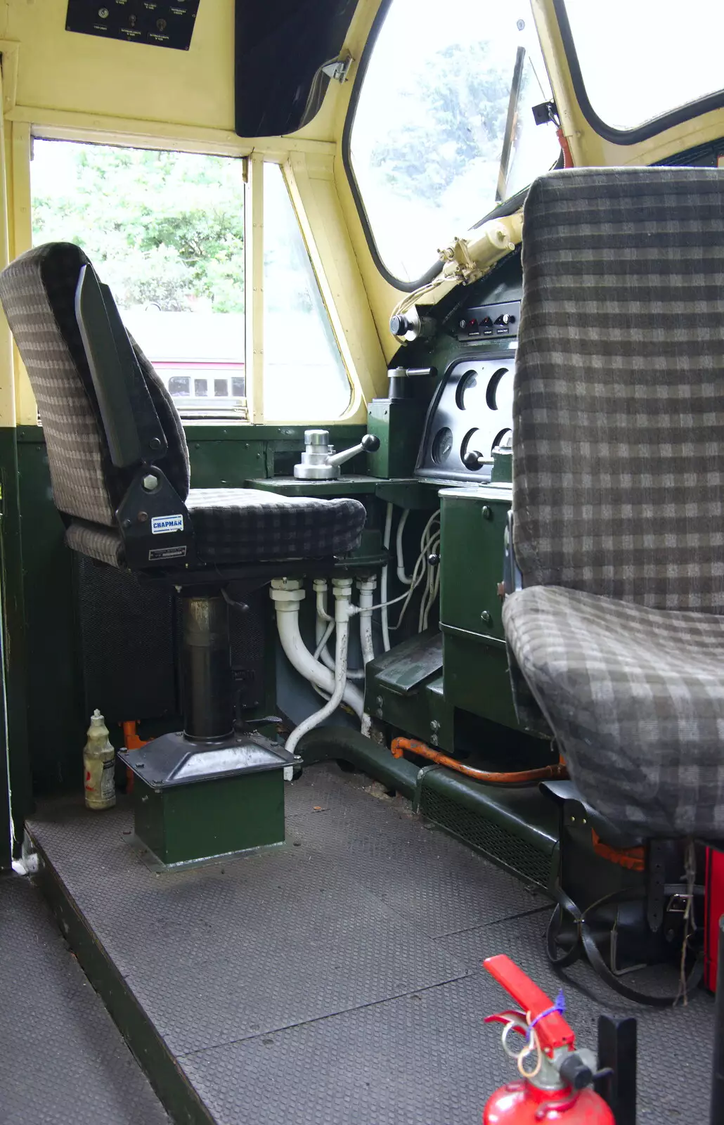 The cab of D6732, from Kelling Camping and the Potty Morris Festival, Sheringham, North Norfolk - 6th July 2019