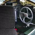 A brake wheel in a Class 37 cab, Kelling Camping and the Potty Morris Festival, Sheringham, North Norfolk - 6th July 2019