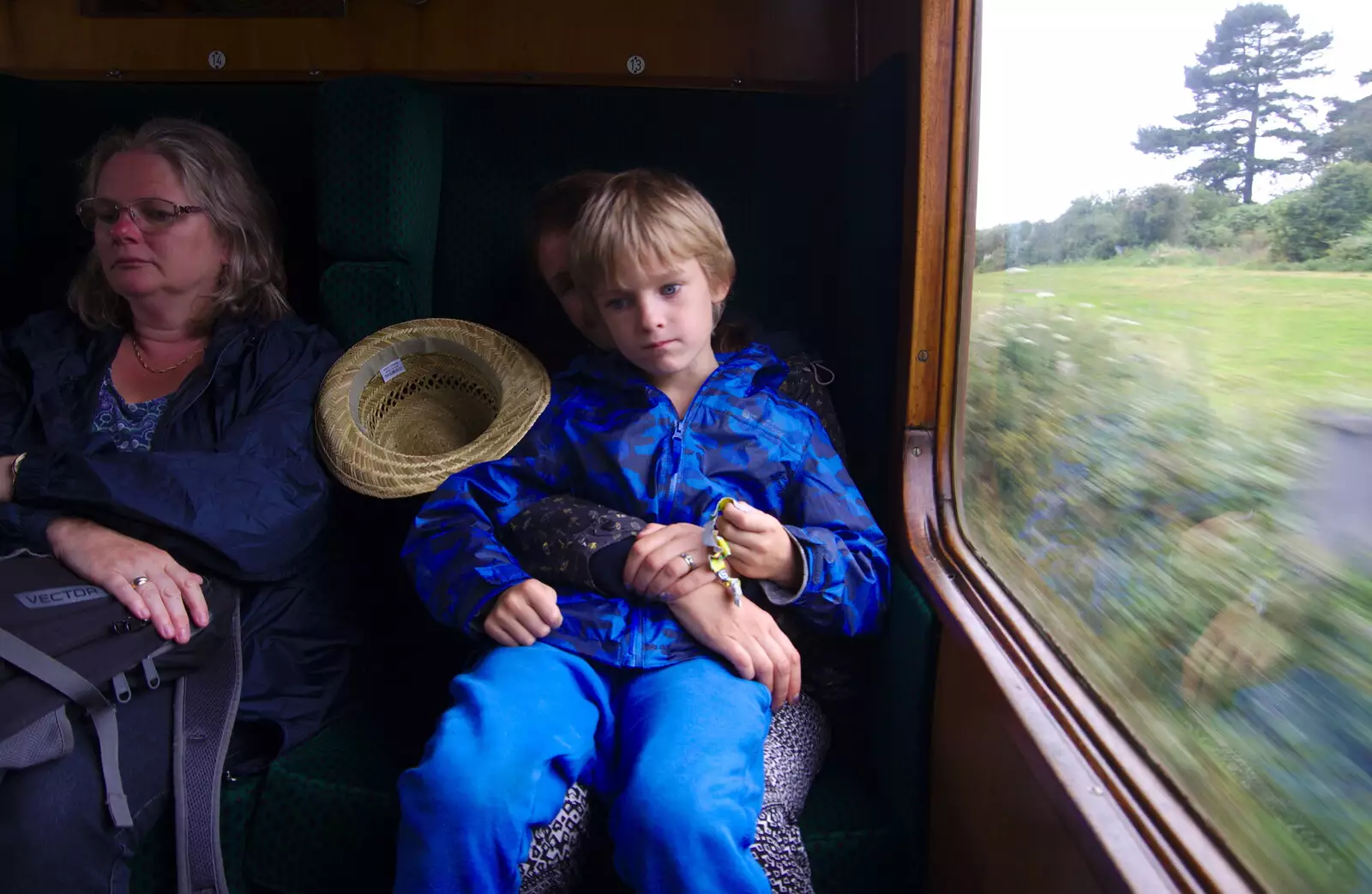 Harry looks sad, from Kelling Camping and the Potty Morris Festival, Sheringham, North Norfolk - 6th July 2019