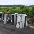 A pile of derelict signalling boxes, Kelling Camping and the Potty Morris Festival, Sheringham, North Norfolk - 6th July 2019