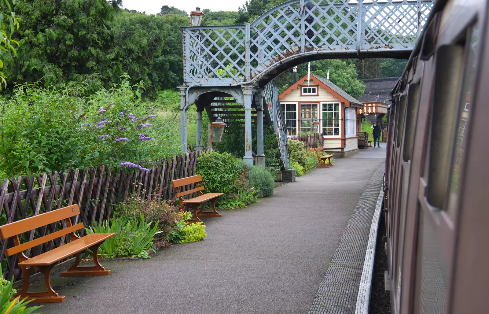 The other platform at Weybourne, from Kelling Camping and the Potty Morris Festival, Sheringham, North Norfolk - 6th July 2019