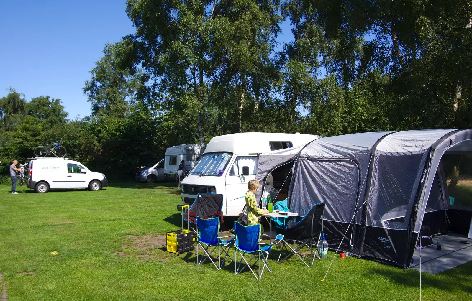 The next morning is sunnier, from Kelling Camping and the Potty Morris Festival, Sheringham, North Norfolk - 6th July 2019