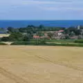 The view of the wind turbines out to sea, Kelling Camping and the Potty Morris Festival, Sheringham, North Norfolk - 6th July 2019