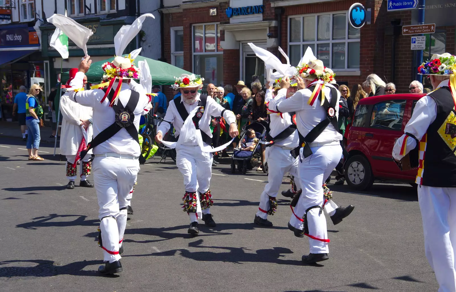 Hankerchief Morris, from Kelling Camping and the Potty Morris Festival, Sheringham, North Norfolk - 6th July 2019