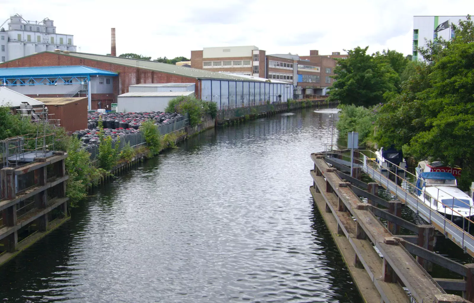 The River Wensum at Trowse Bridge, from Kelling Camping and the Potty Morris Festival, Sheringham, North Norfolk - 6th July 2019