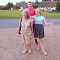 Sylvia, Matthew and Jessica, A Postcard from Boxford and BSCC at Pulham, Suffolk and Norfolk - 13th July 2019