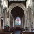 The nave of the church of St. Mary at Boxford, A Postcard from Boxford and BSCC at Pulham, Suffolk and Norfolk - 13th July 2019