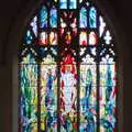 A rather nice modern stained glass window, A Postcard from Boxford and BSCC at Pulham, Suffolk and Norfolk - 13th July 2019