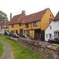 Nice wonky houses in Boxford, A Postcard from Boxford and BSCC at Pulham, Suffolk and Norfolk - 13th July 2019