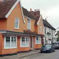 An orange house by the Fleece Hotel, A Postcard from Boxford and BSCC at Pulham, Suffolk and Norfolk - 13th July 2019