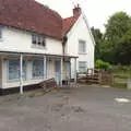 The sad sight of the closed-down White Hart, A Postcard from Boxford and BSCC at Pulham, Suffolk and Norfolk - 13th July 2019