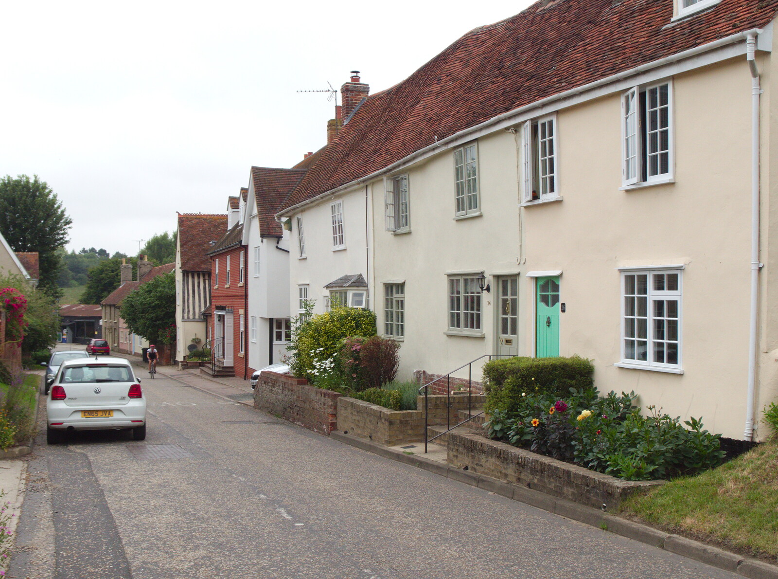 Another quaint street in Boxford from A Postcard from Boxford and BSCC at Pulham, Suffolk and Norfolk - 13th July 2019