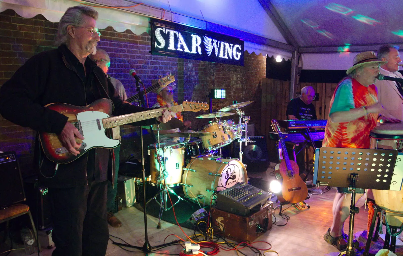 Rob Huckfield's on guitar, from The Shakesbeer Festival, Star Wing Brewery, Redgrave, Suffolk - 13th July 2019