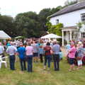 The crowds listen out for the raffle draw, GSB at the Summer Fete, Market Weston, Suffolk - 20th July 2019