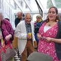 Anita in the conservatory, Anita and Alex's Leaving Do, The Oaksmere, Brome, Suffolk - 27th July 2019