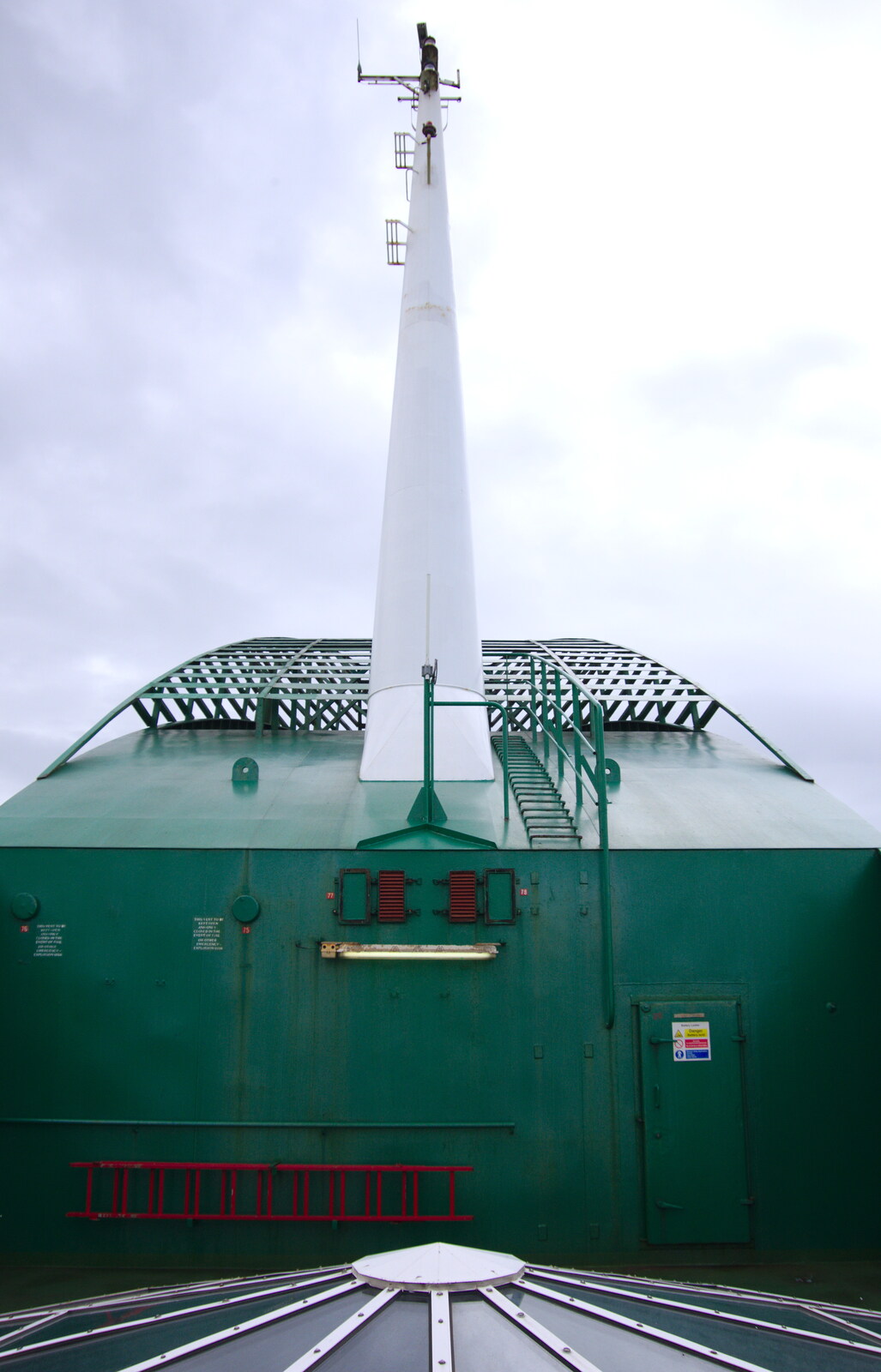 The ferry's token mast from The Summer Trip to Ireland, Monkstown, Co. Dublin, Ireland - 9th August 2019