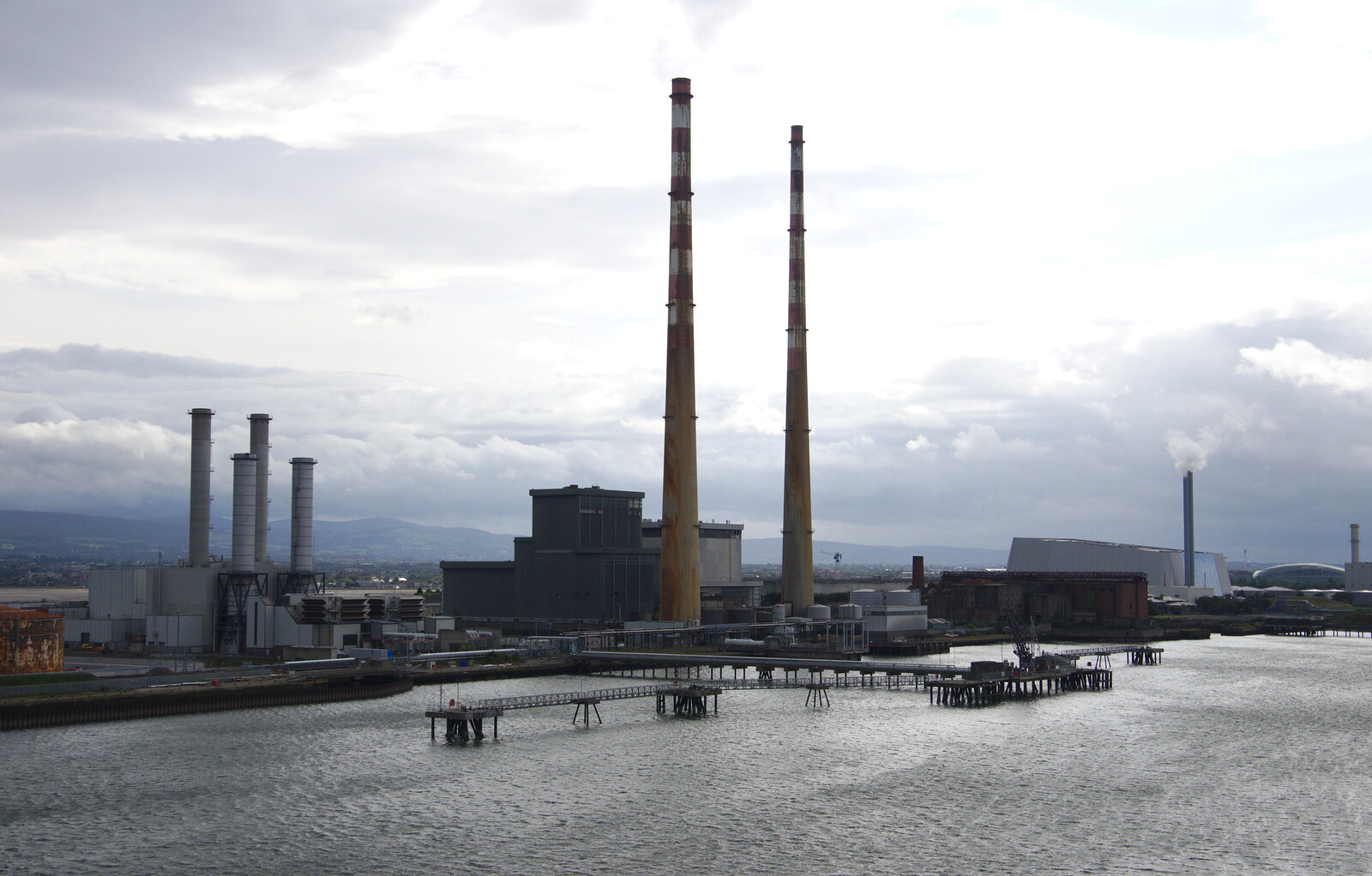 The Winkies and the Poolbeg generating station from The Summer Trip to Ireland, Monkstown, Co. Dublin, Ireland - 9th August 2019