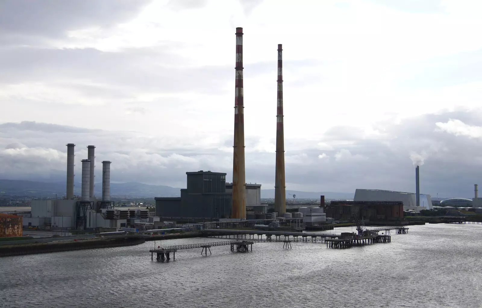 The Winkies and the Poolbeg generating station, from The Summer Trip to Ireland, Monkstown, Co. Dublin, Ireland - 9th August 2019