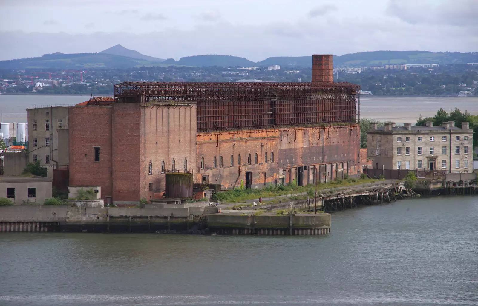 The old Poolbeg power station, from The Summer Trip to Ireland, Monkstown, Co. Dublin, Ireland - 9th August 2019