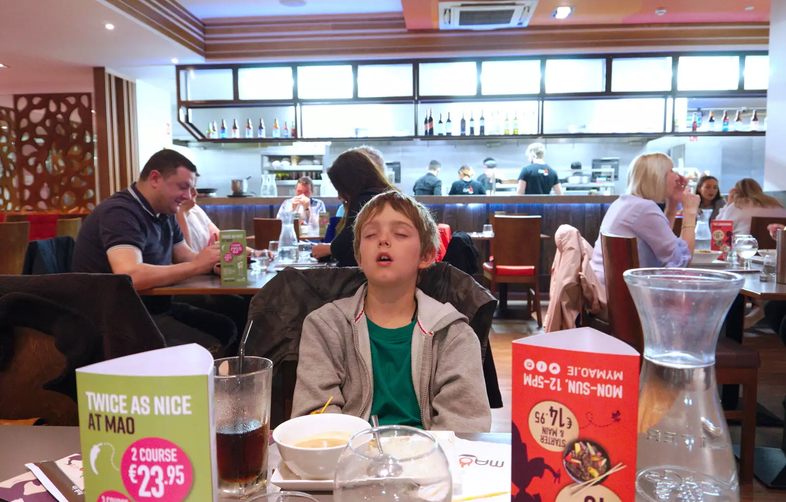 Fred waits for some food, from The Summer Trip to Ireland, Monkstown, Co. Dublin, Ireland - 9th August 2019