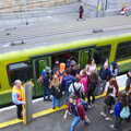 A load of language students cram on to the DART, Jimmy and Catherina's, Ballsbridge, Dublin - 10th August 2019