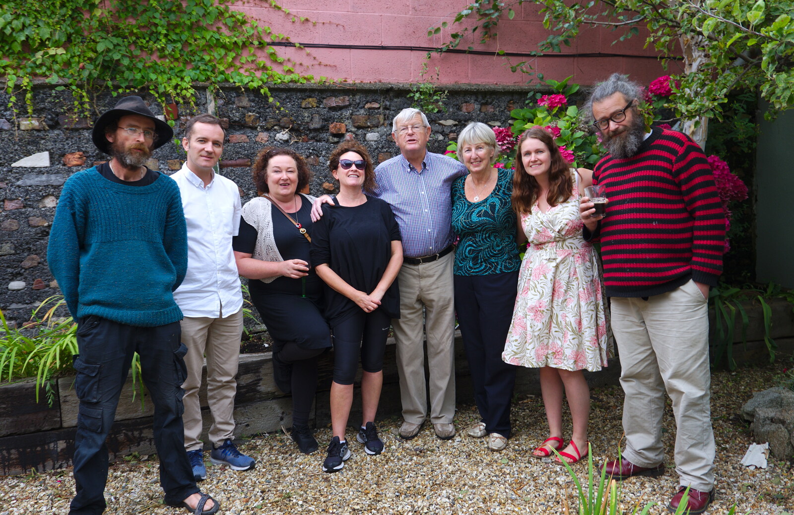 Brothers and sisters from Jimmy and Catherina's, Ballsbridge, Dublin - 10th August 2019