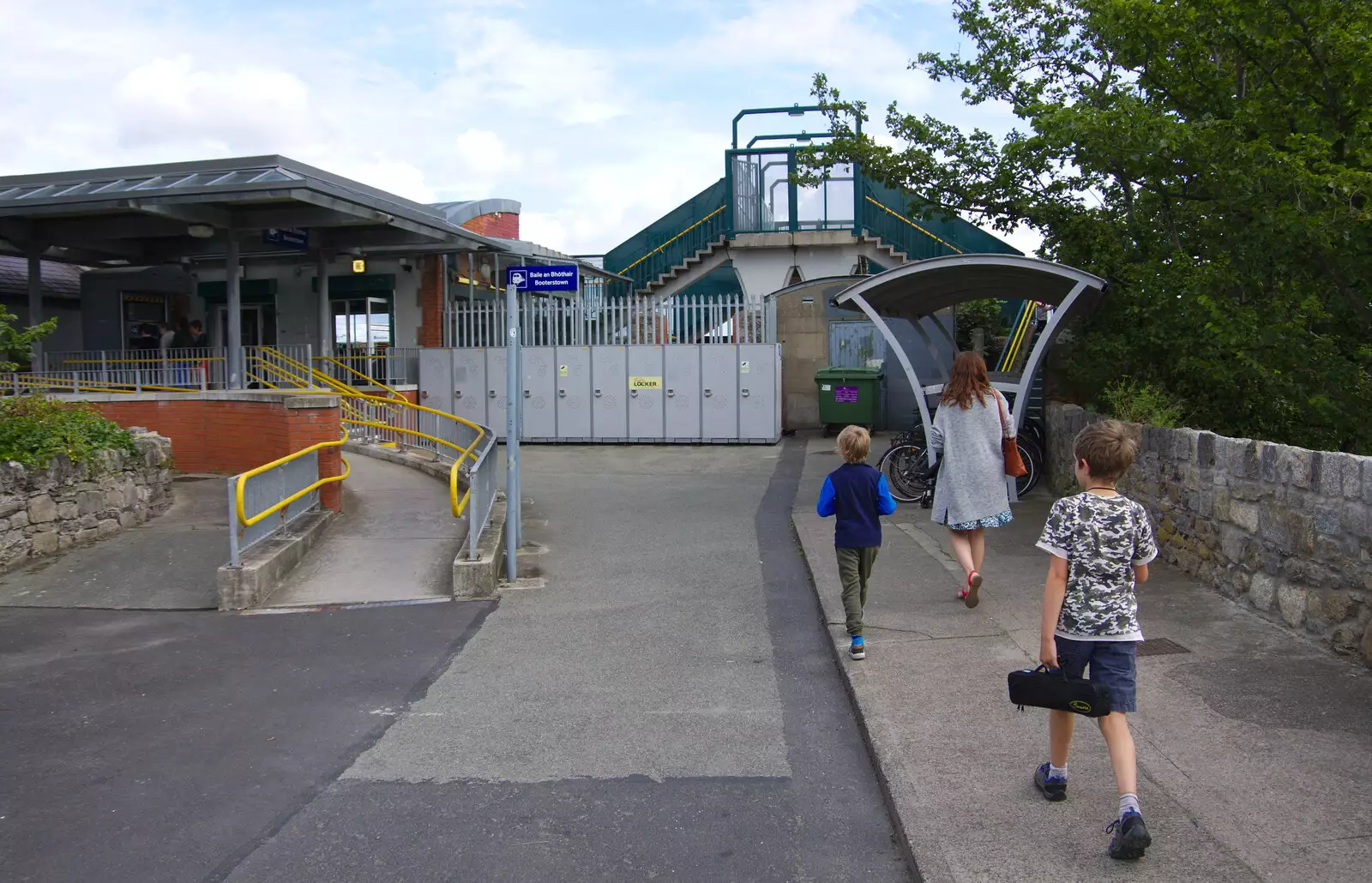 We head off to the Booterstown DART station, from Busking in Temple Bar, Dublin, Ireland - 12th August 2019