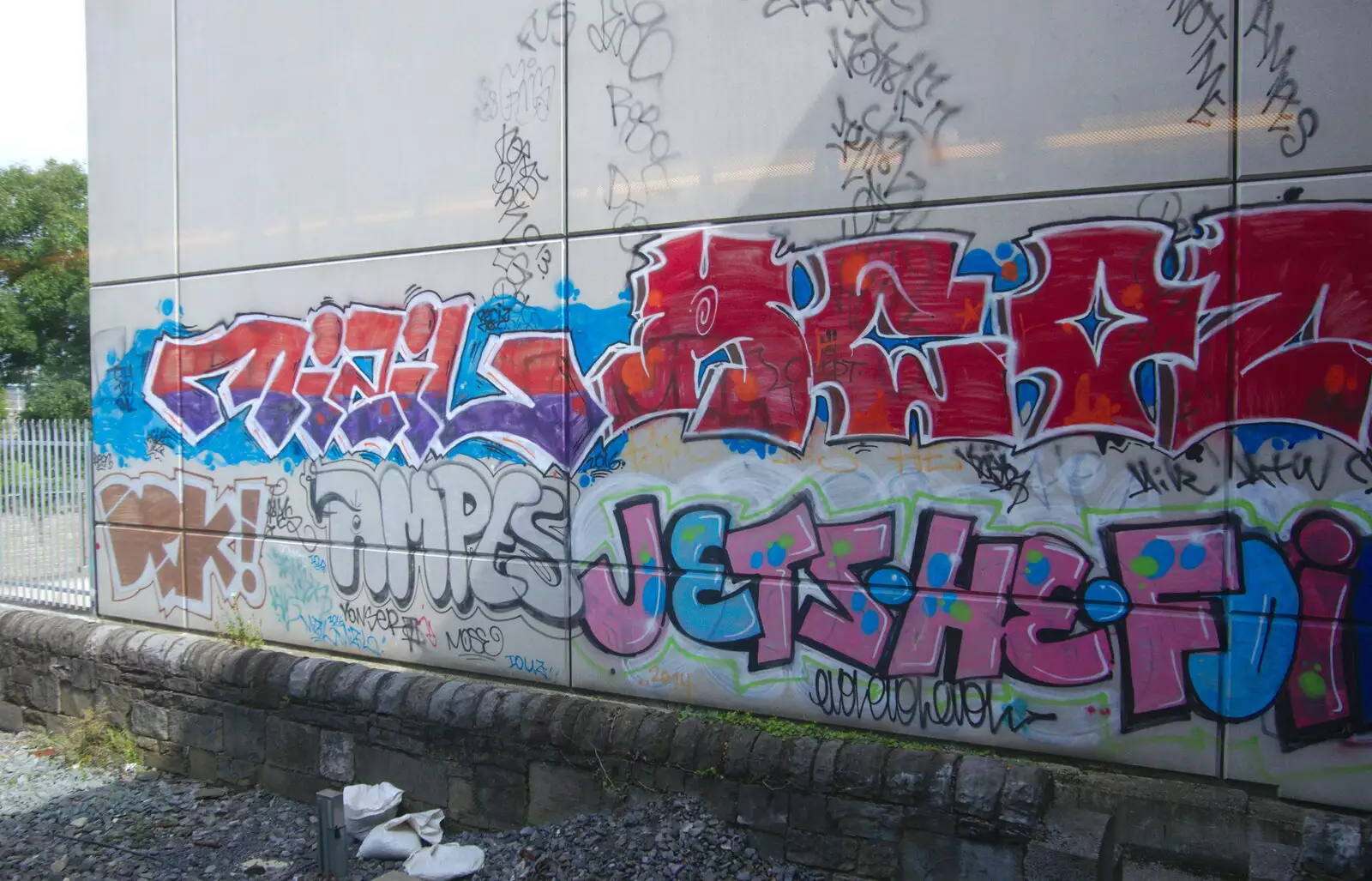 More graffiti near Lansdowne Road, from Busking in Temple Bar, Dublin, Ireland - 12th August 2019