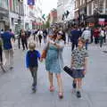 The gang on Grafton Street, Busking in Temple Bar, Dublin, Ireland - 12th August 2019