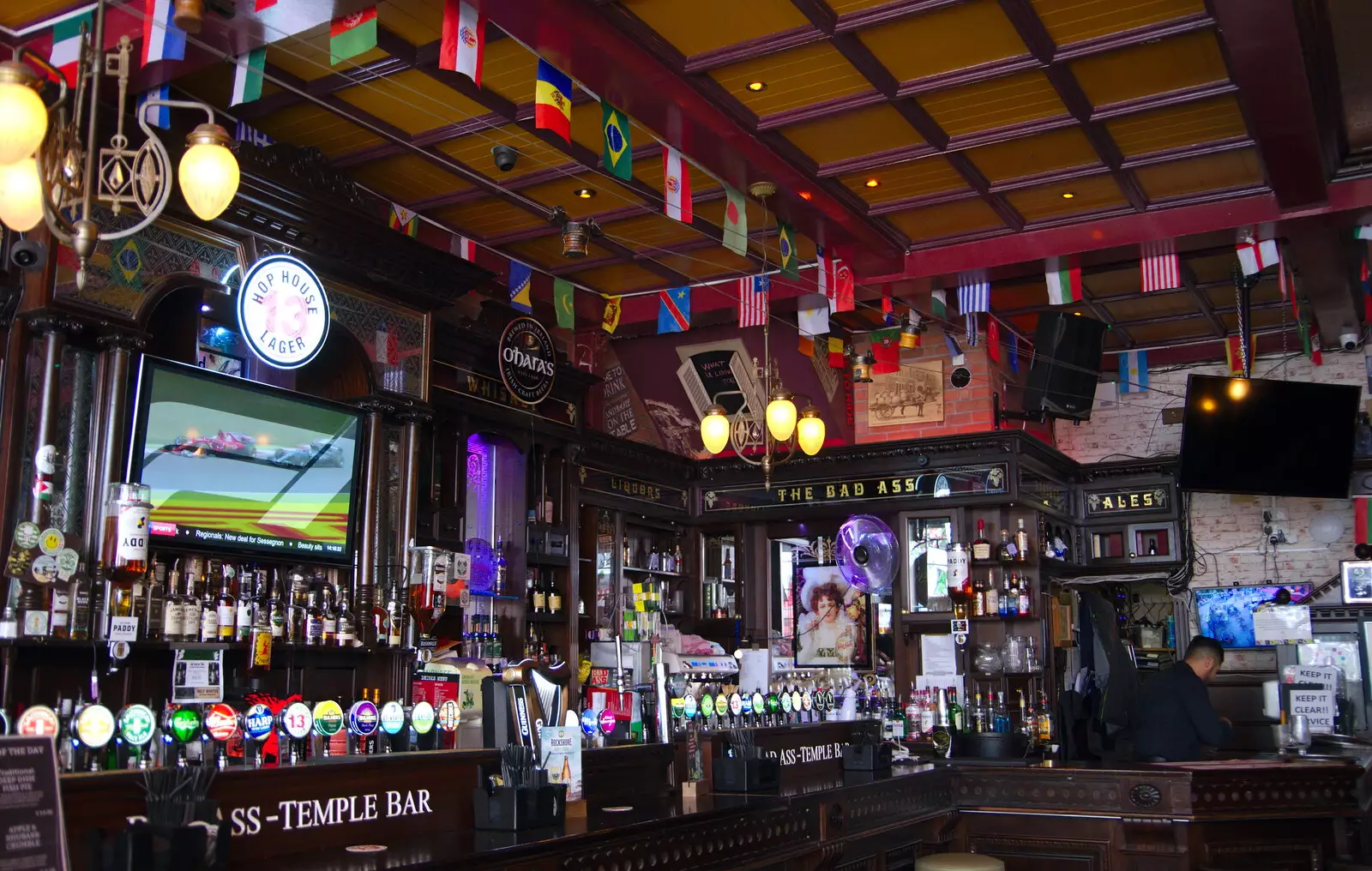 The Bad Ass bar, from Busking in Temple Bar, Dublin, Ireland - 12th August 2019