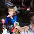 Harry's got ice cream, whilst Fred does origami, Busking in Temple Bar, Dublin, Ireland - 12th August 2019