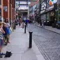 Fred on the flute, Busking in Temple Bar, Dublin, Ireland - 12th August 2019