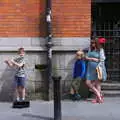 Hanging around outside Huey Morgan's old pizza place, Busking in Temple Bar, Dublin, Ireland - 12th August 2019